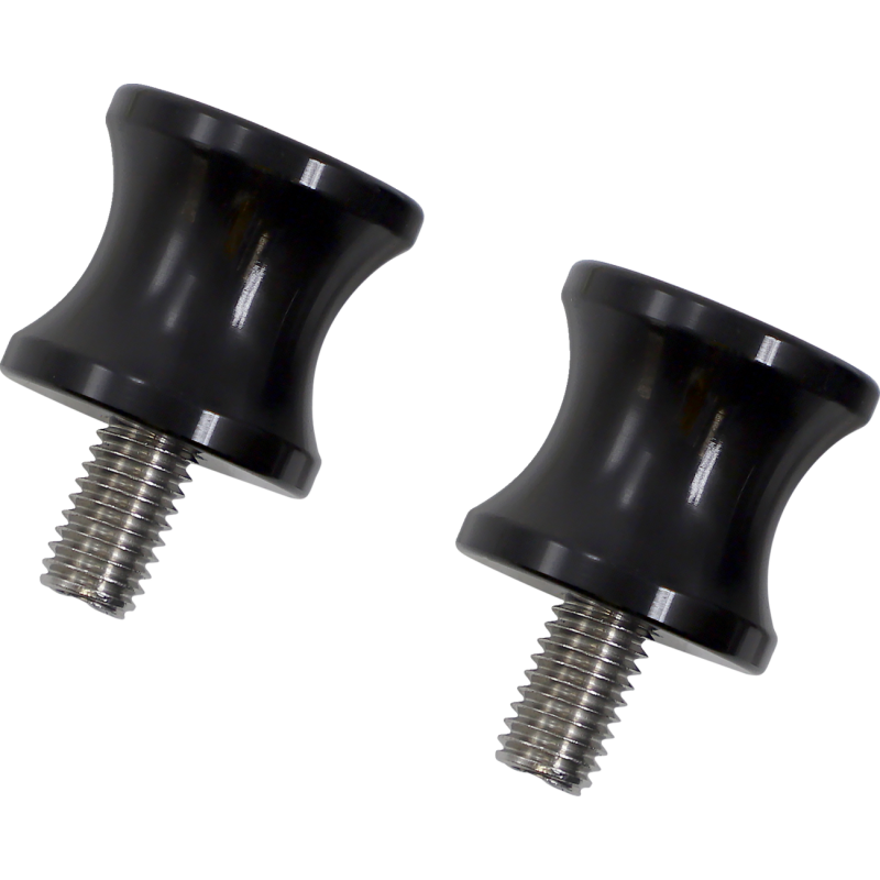 VORTEX SWINGARM SPOOLS BLACK 8MM SP526K