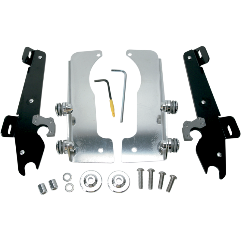 MEMPHIS SHADES METRIC XV1900 BATWING MOUNT KIT BLACK MEK1938