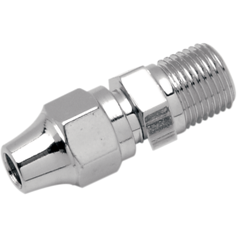 DRAG SPECIALTIES 1/8" MALE NPT STRAIGHT FITTING EA 340