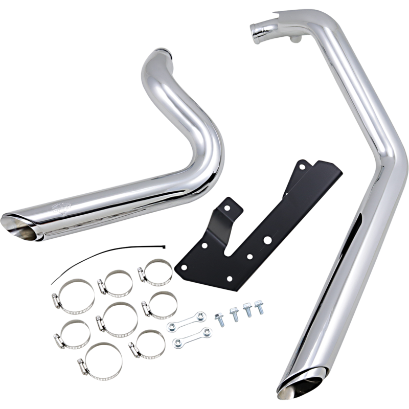 VANCE & HINES 04-13 XL SHORTSHOTS STAGGERED 2:2 FS CHR 17219