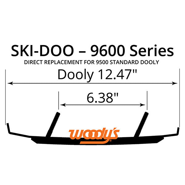 WOODY'S DOOLY CARBIDE RUNNER 6" SKI-DOO DS6-9600