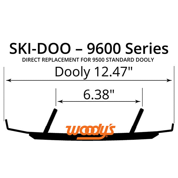 WOODY'S DOOLY CARBIDE RUNNER 8" SKI-DOO DS8-9600