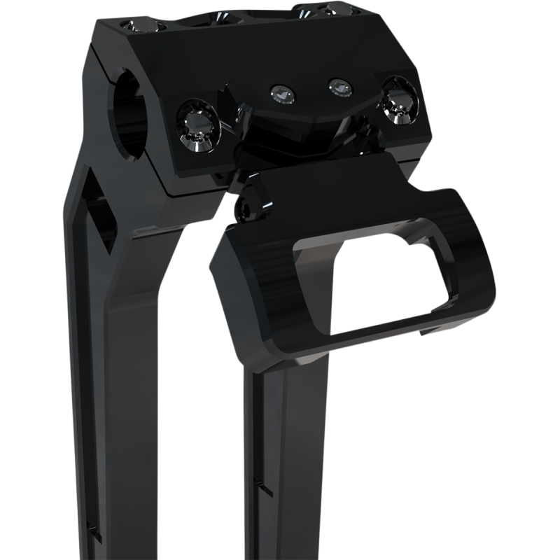 LA CHOPPERS GAUGE MNT BLK SOFTAIL M8 LA-7397-00B