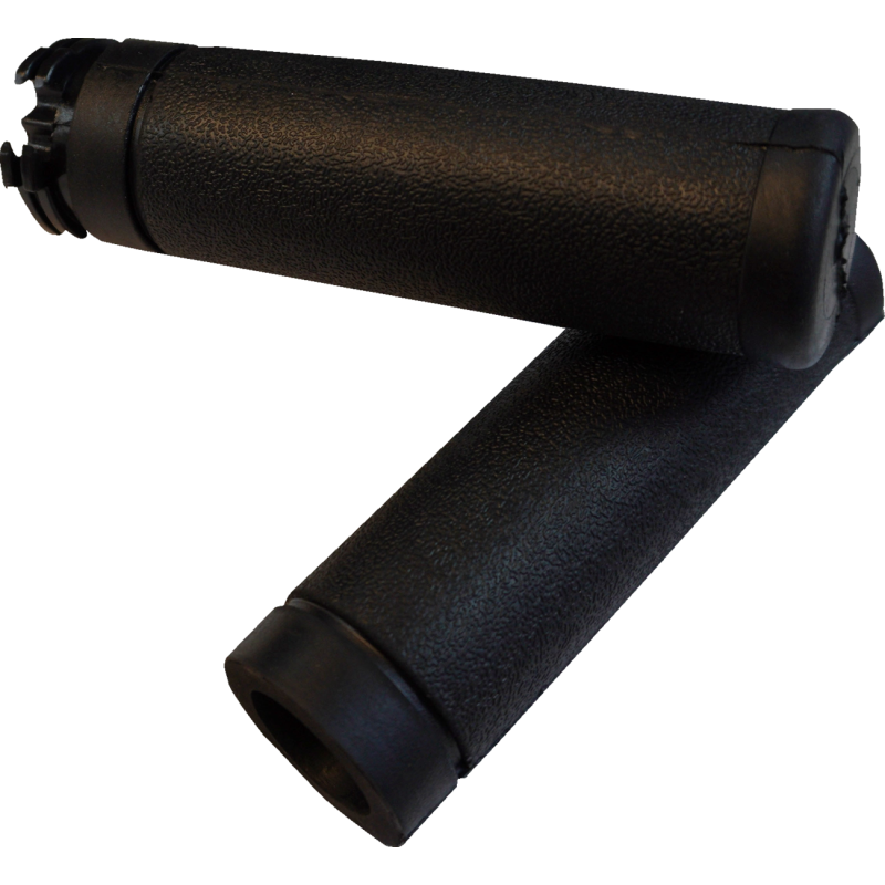 DRAG SPECIALTIES L81-UP RUBBER GRIPS W/ DUAL CABLE (PR) DS-243103