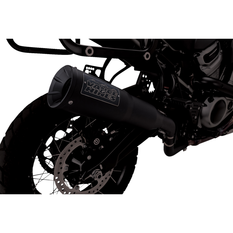 VANCE & HINES PAN AM MUFFLER HI-OUTPUT SS BLK 46533