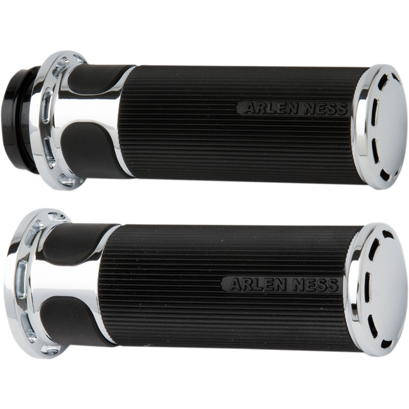 ARLEN NESS GRIPS SLOT TRACK H-D CBL LONG CHR 07-300