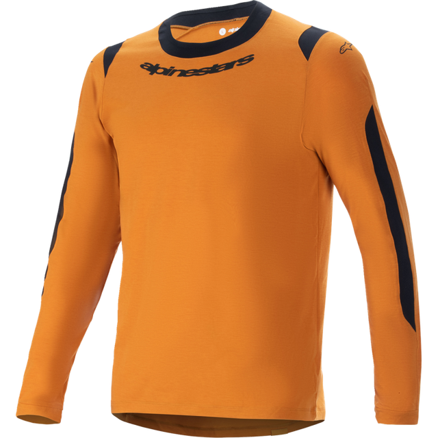 ALPINESTARS A-DURA DRI WOOL LS JERSEY - XL - DARK GOLD 1763224-504-XL