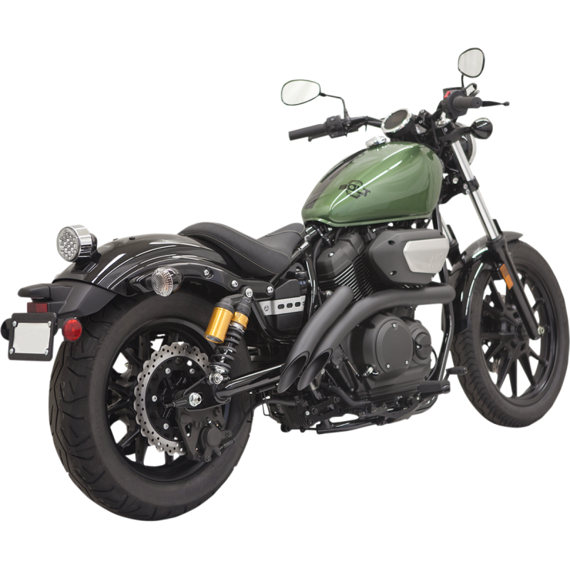 BASSANI XHAUST 14-20 BOLT 950 STREET SWEEPER 2:2 FS BLK 3B1F2B