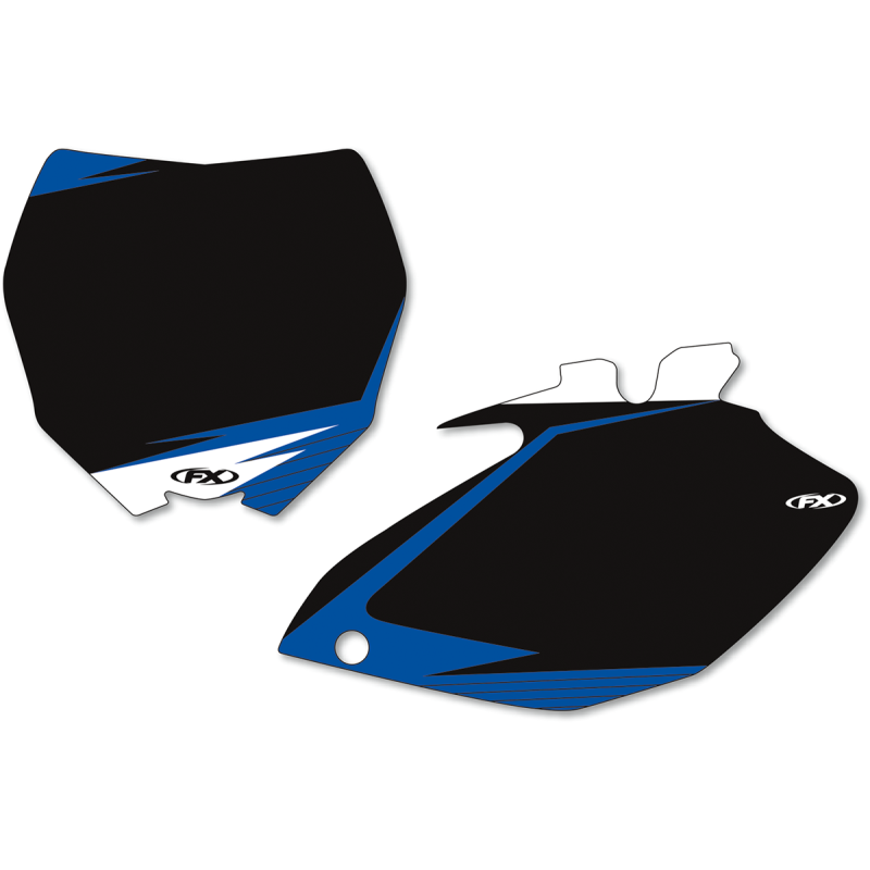 FACTORY EFFEX 14-17 YZ250F/450F PRE-CUT # PLATE BLK 13-64236