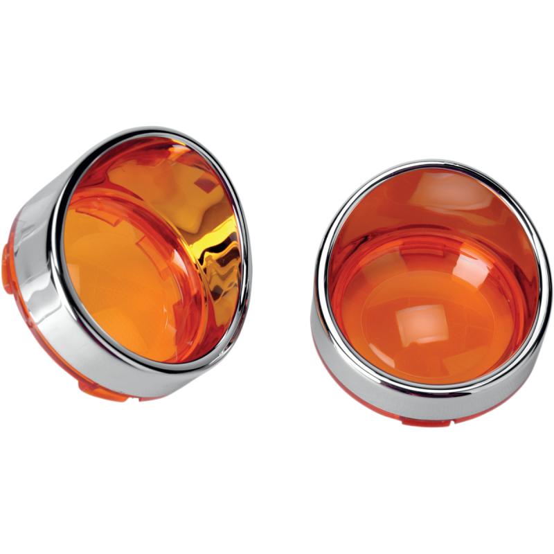 DRAG SPECIALTIES DUECE T/S VISOR W/ AMBER LENSES (PR) 2020-0397