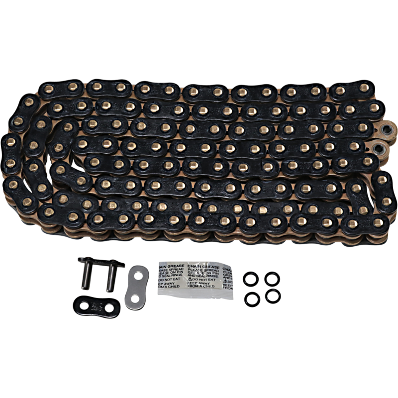 EK CHAIN 520 ZVX3 X120 LINK BLACK/GOLD 520ZVX3-120KG