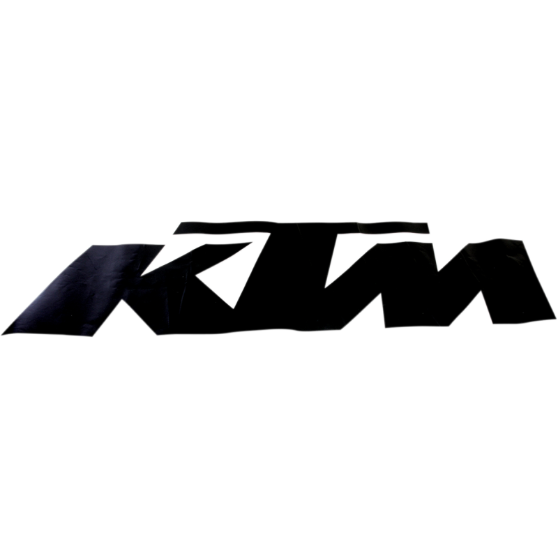 FACTORY EFFEX 3' DIE CUT STICKER - KTM (BLACK) 19-94556