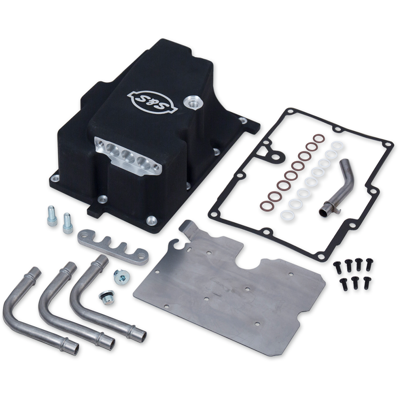 S&S CYCLE INSTALL KIT,OIL SUPPLY LINE,WBLK,06-UP DYNA 310-0870