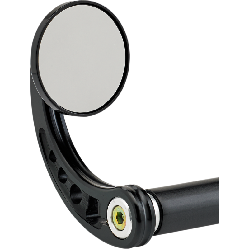 JOKER MACHINE 2-1/4" BAR END MIRROR STEM C BLACK 09-312-CB