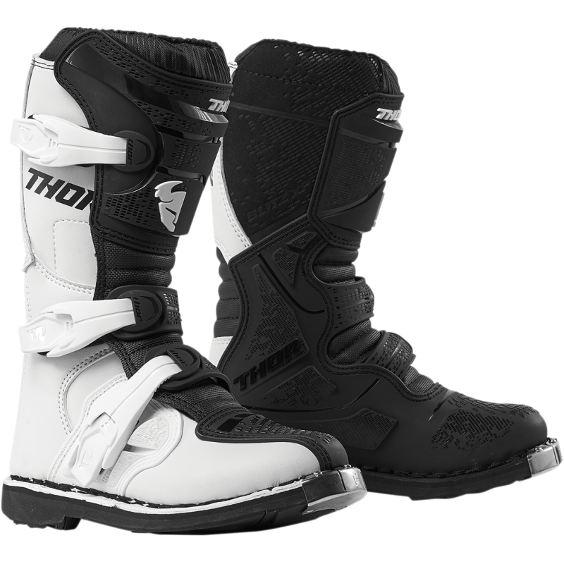THOR BLITZ XP YTH BOOT WH/BK 2 3411-0532