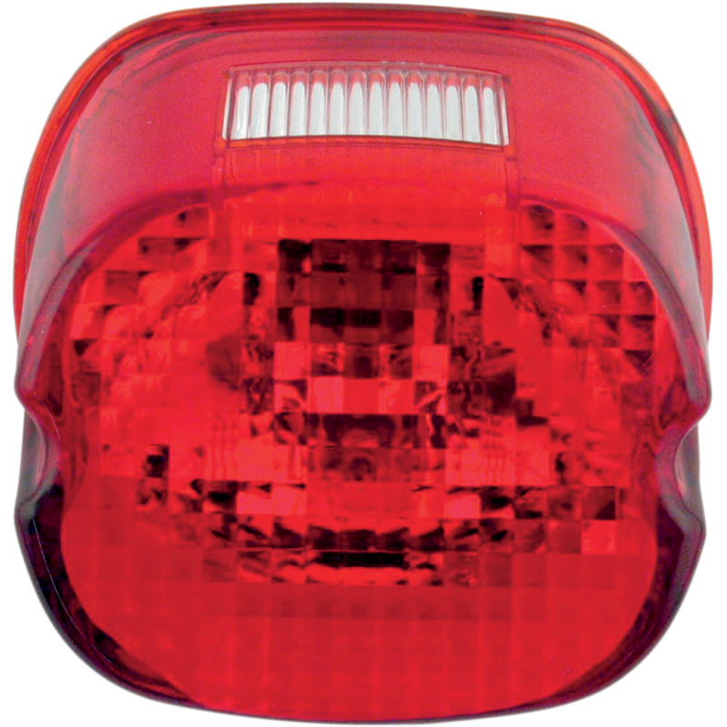 DRAG SPECIALTIES 99-E03 RED T/L LENS TOP WINDOW 0902-6320