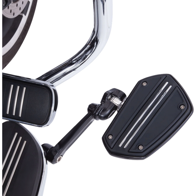 CIRO LLC TWIN RAIL FLOORBOARDS W/OUT ADAPTERS, CHROME 60301