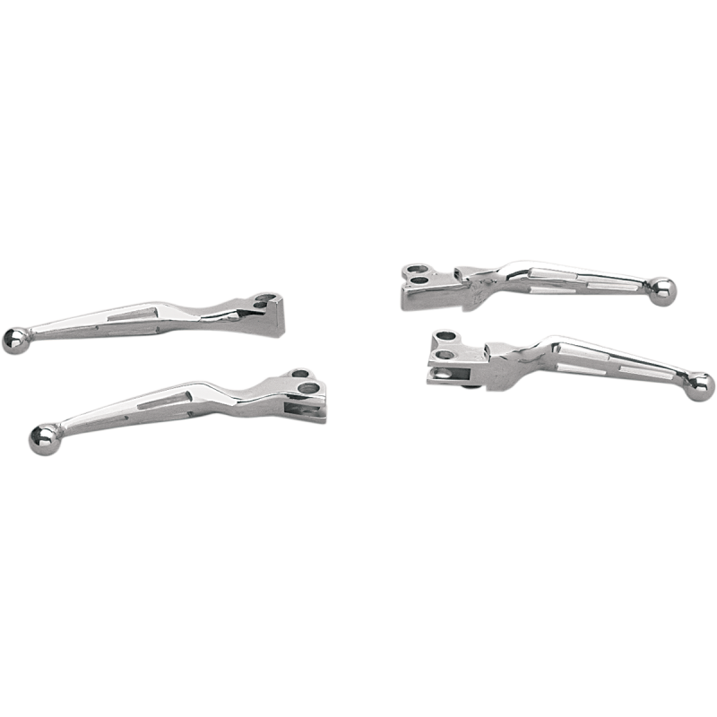 DRAG SPECIALTIES 82-95 CHR SLOTTED LEVER SET DS-273138