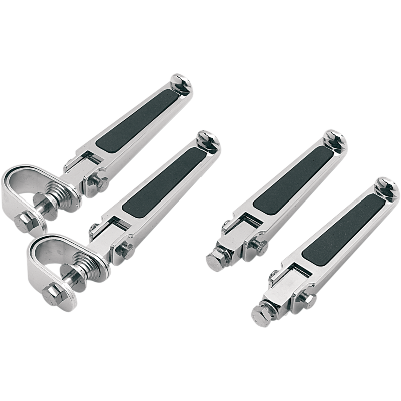 DRAG SPECIALTIES RUBBER INLAY FOOTPEGS W/ 1-1/4 CLMP (PR) 1904-1764