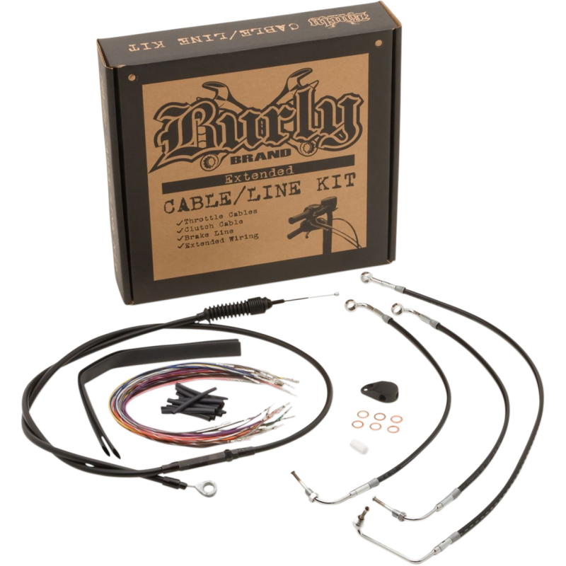 BURLY BRAND CONTROL KIT 13" 17 FLH BLK B30-1234
