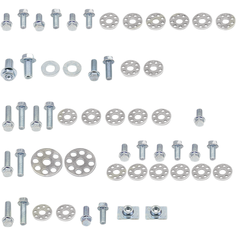 BOLT WORKS KAWASAKI/SUZUKI FULL PLASTICS FASTENER (KT) KAW-0310124W