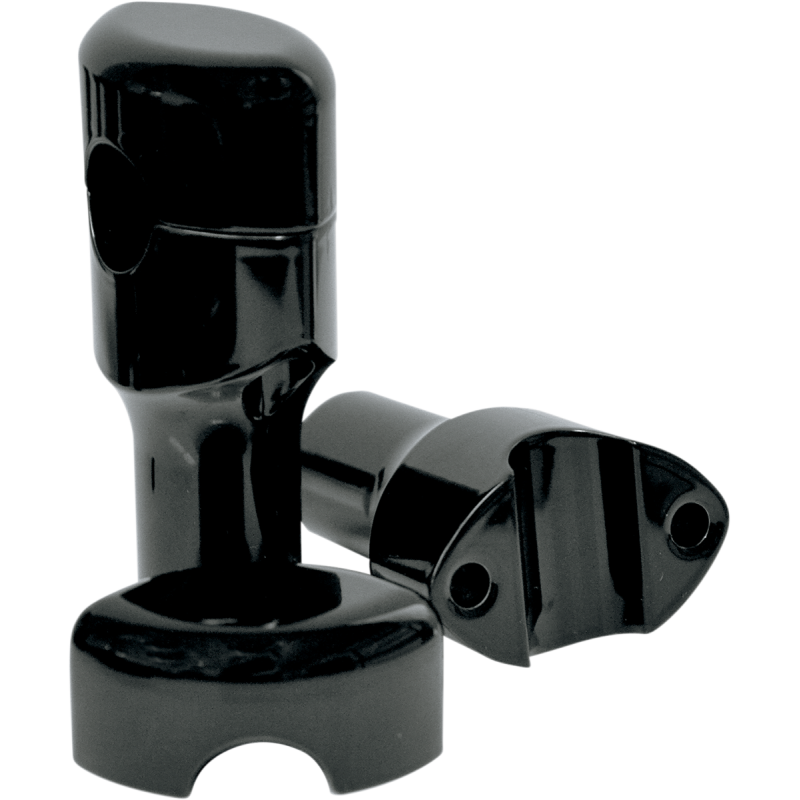 LA CHOPPERS RISERS 1 SMOOTH 3" BLK " LA-7402-03B