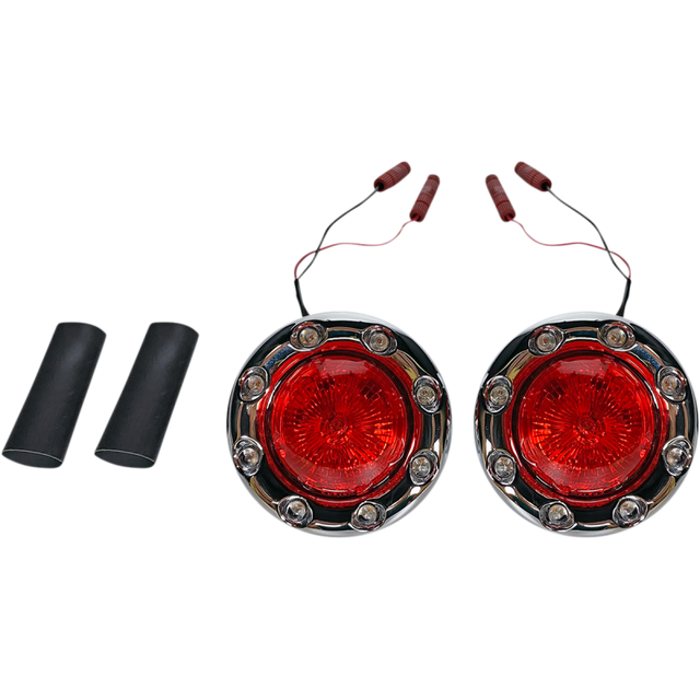 CUSTOM DYNAMICS LIGHT LED BLTRNG CHR/RED PB-BR-RR-IND-CR