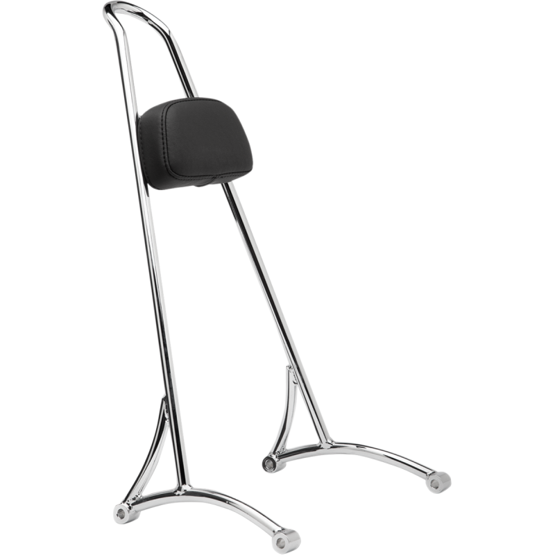 BURLY BRAND 04-19 XL SISSY BAR TALL W/PAD CHROME B13-1501C