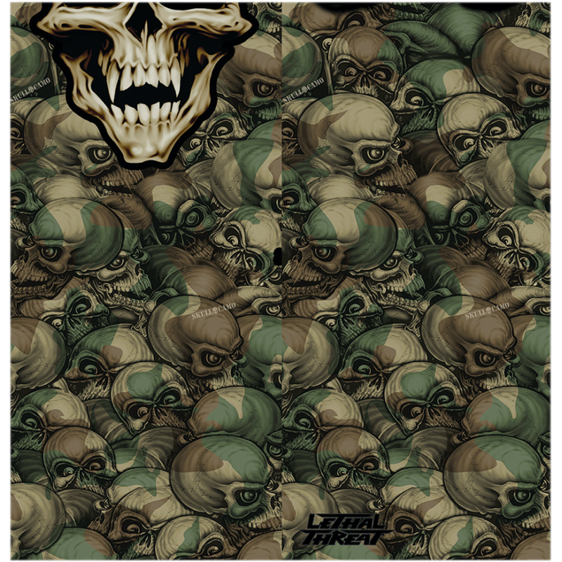 LETHAL THREAT SKULL CAMO NECK SCARF NS90802