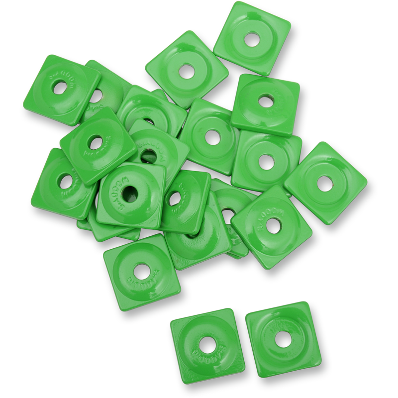 WOODYS SQUARE DIGGER AL. SUPPORT PLATES-GREEN ASW2-3780-48-1