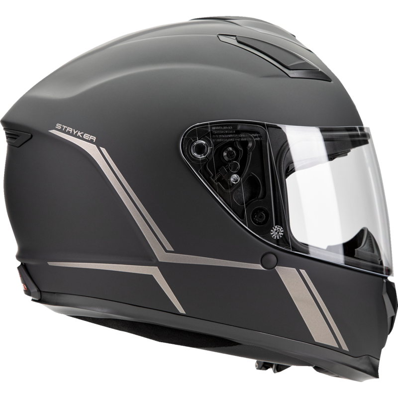 SENA STRYKER SMART HELMET FULL-FACE MATT BLACK XL SIZE DOT STRYKER-MB0XL1