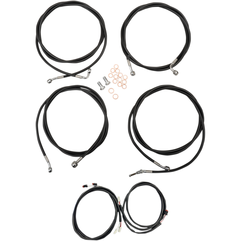 LA CHOPPERS CABLE KIT CB 16"ABS FL17+ LA-8054KT3-16B