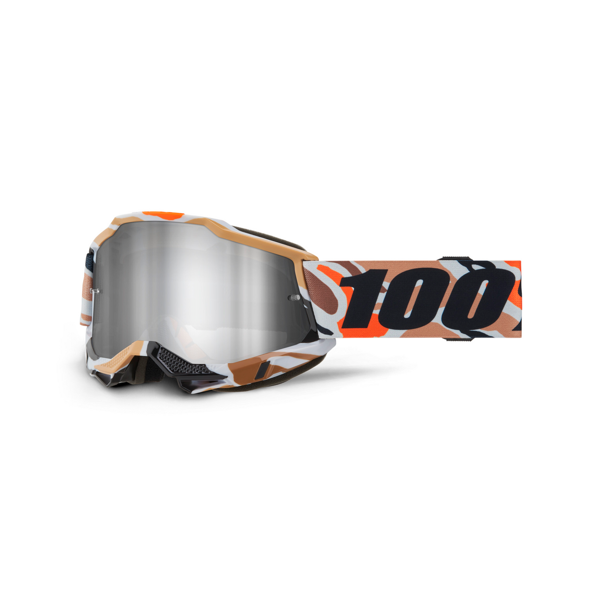100% ACCURI 2 GOG FLEA MIRROR SILV LENS 50014-00046