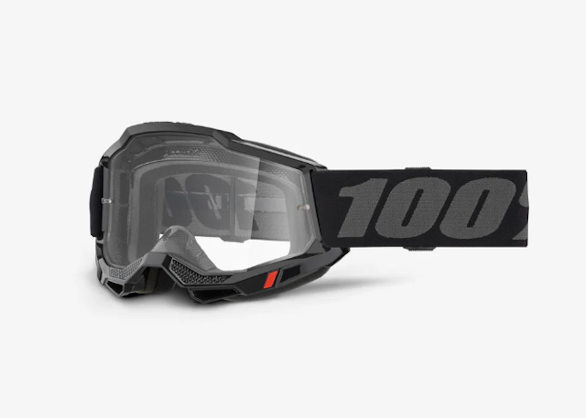 100% ACCURI 2 JUNIOR BLACK CLEAR 50024-00011