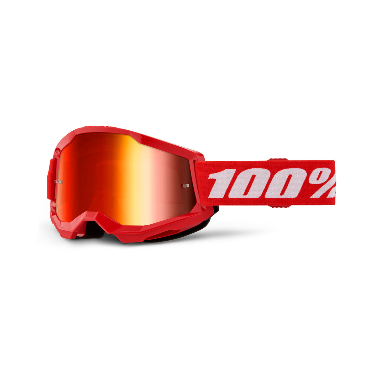 100% STRATA 2 GOG RED MIRROR RED LENS 50028-00018