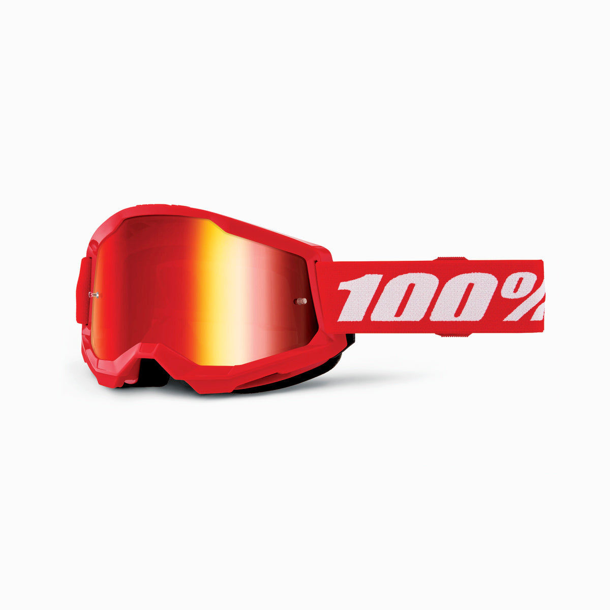 100% STRATA 2 JUNIOR GOG RED MIRROR RED LENS 50032-00012