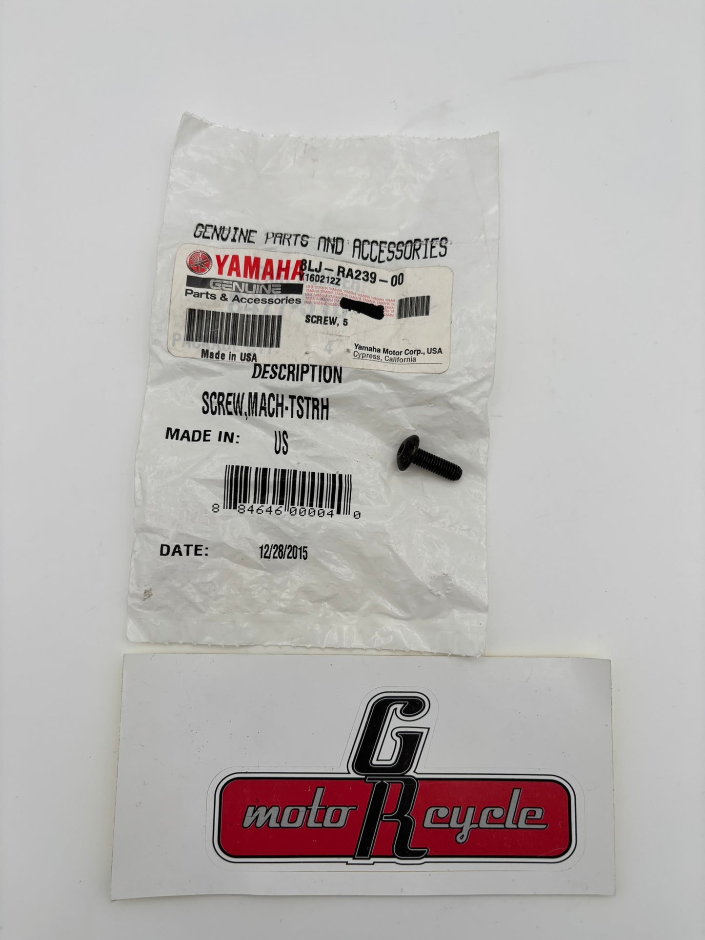 YAMAHA SCREW 5 8LJ-RA239-00-00 Y212