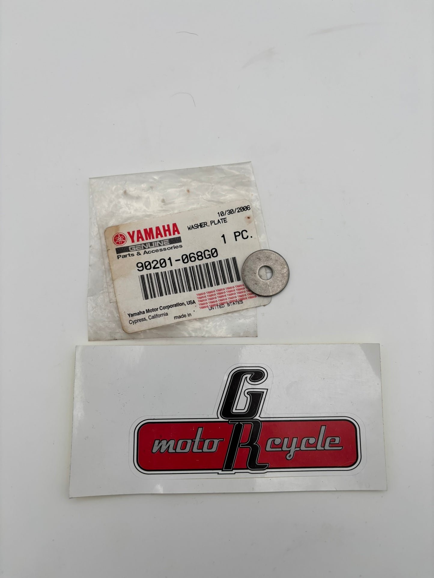 YAMAHA PLATE WASHER 90201-068G0-00 Y212