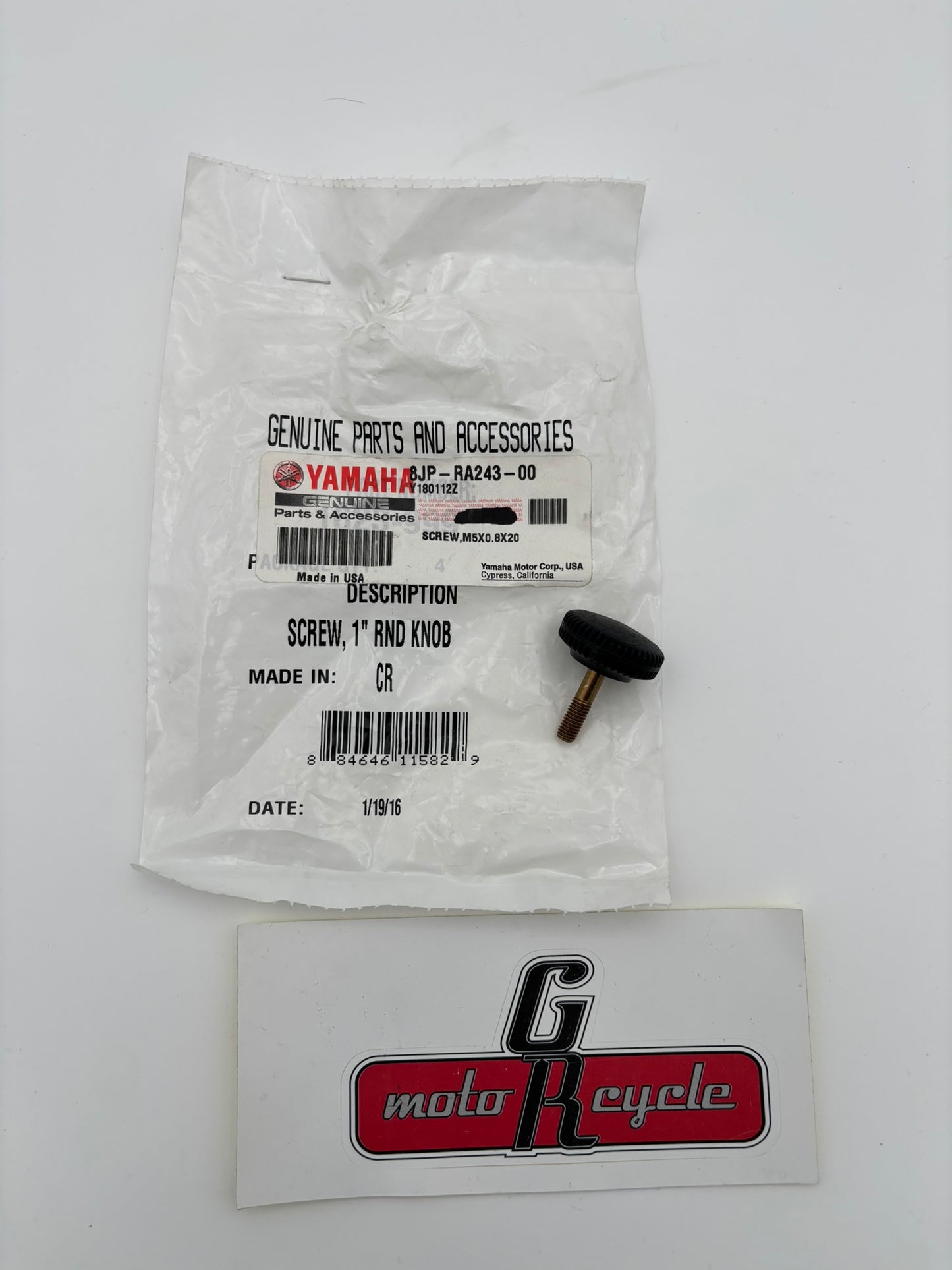 YAMAHA SCREW M5X0.8X20 8JP-RA243-00-00 Y212