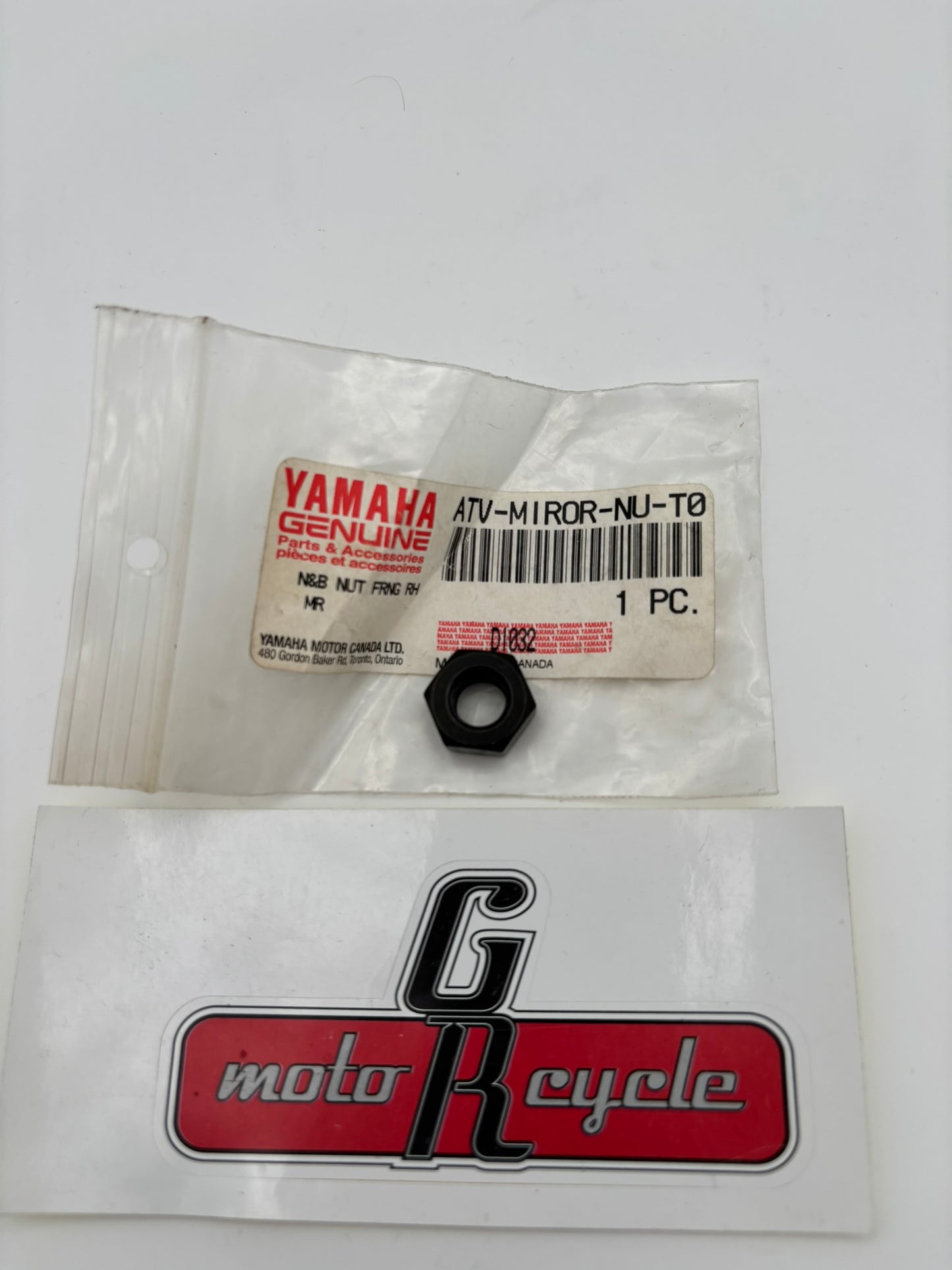 YAMAHA MIRROR NUT ATV-MIROR-NU-T0 Y212