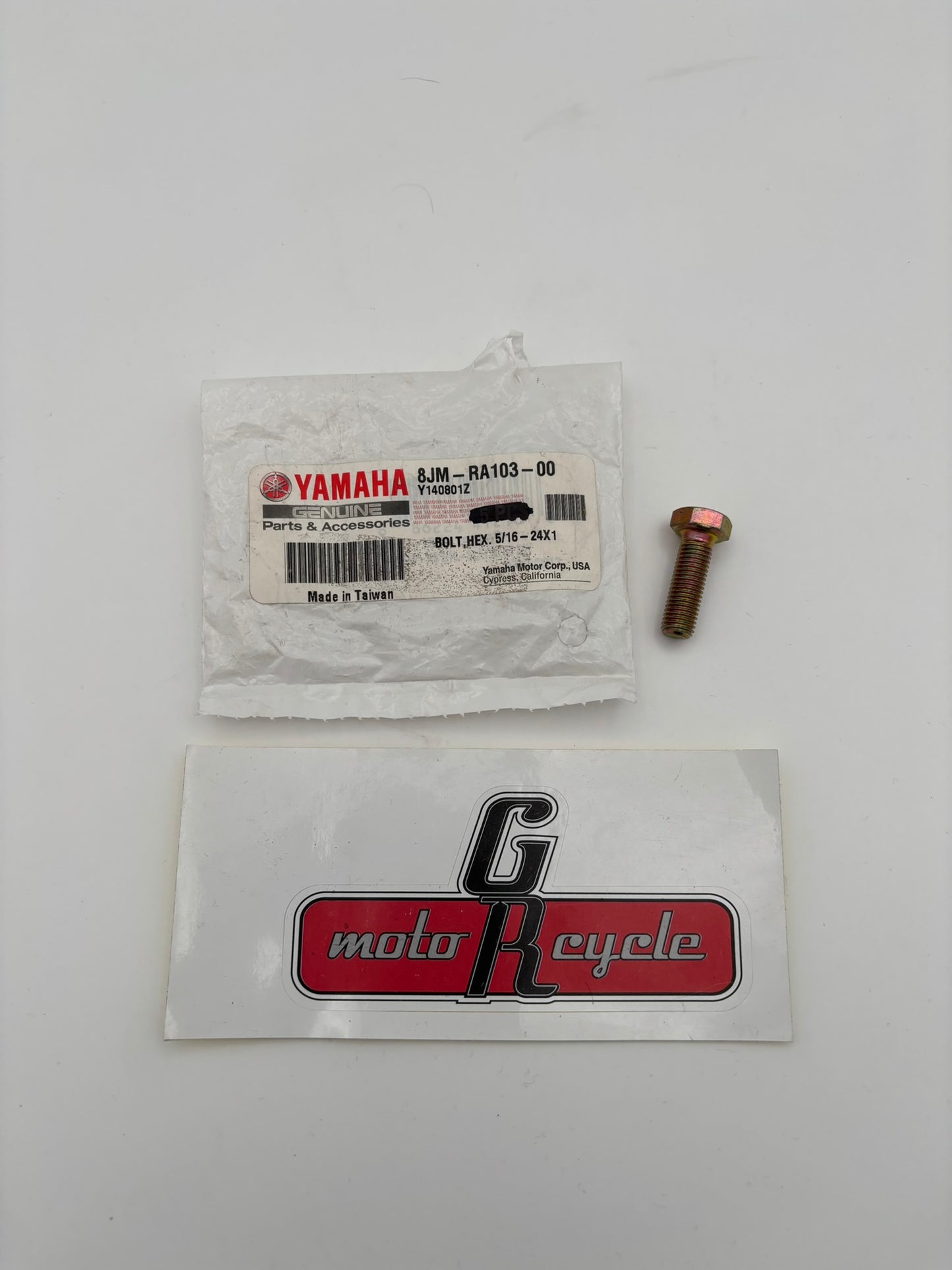 YAMAHA HEXAGON BOLT 5/16-24X1 8JM-RA103-00-00 Y213