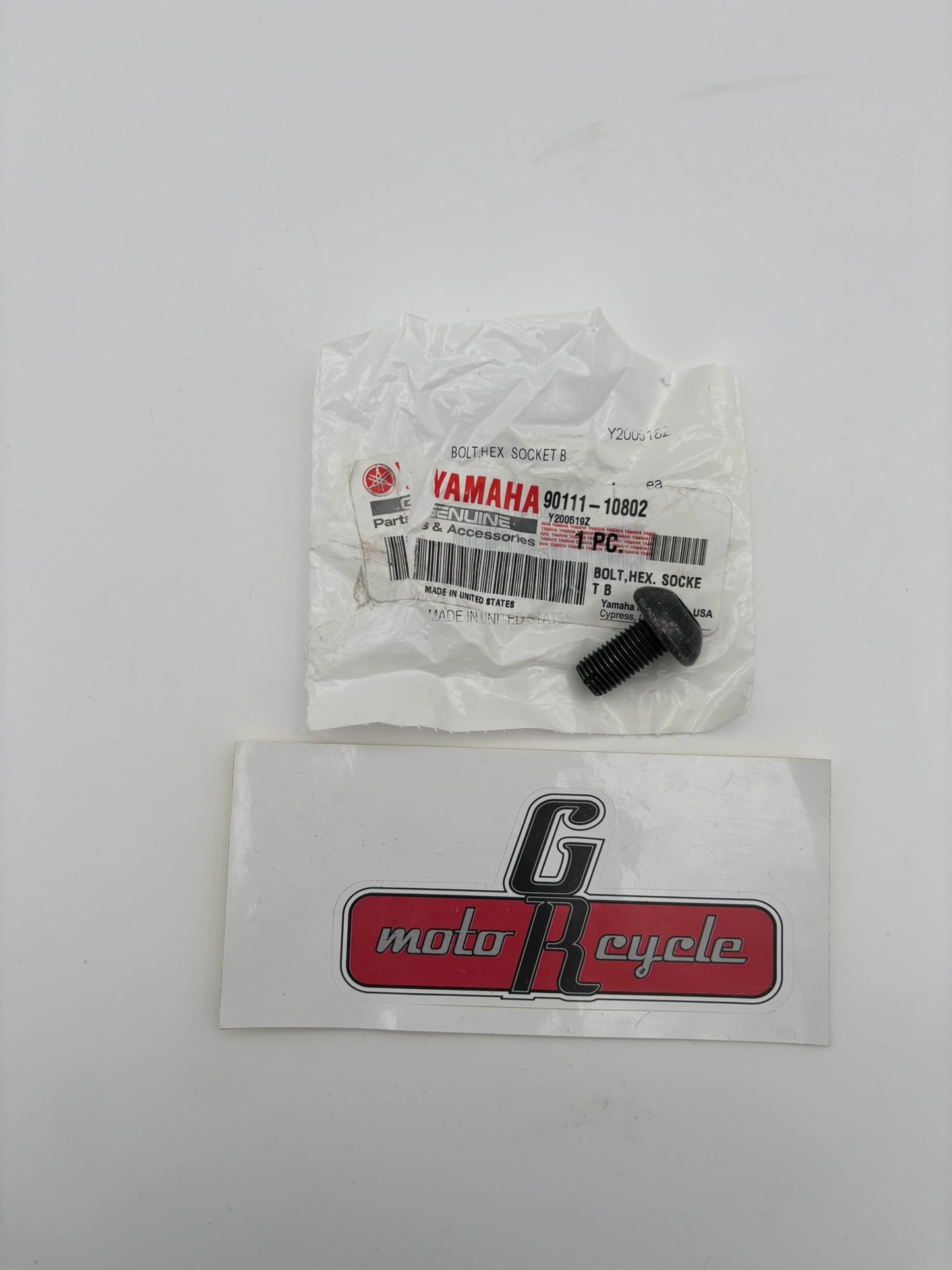 YAMAHA HEXAGON SOCKET BOLT B 90111-10802-00 Y214