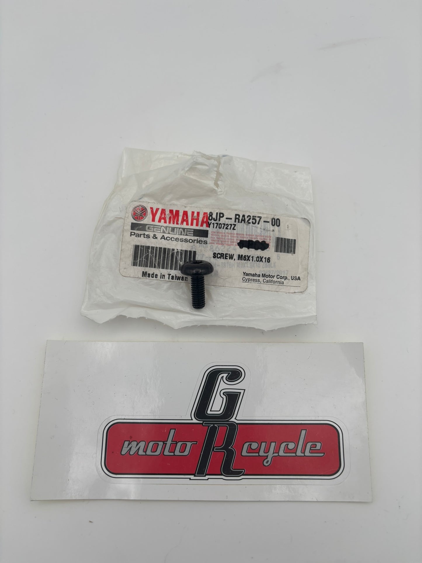 YAMAHA SCREW M6X1.0X16 8JP-RA257-00-00 Y219