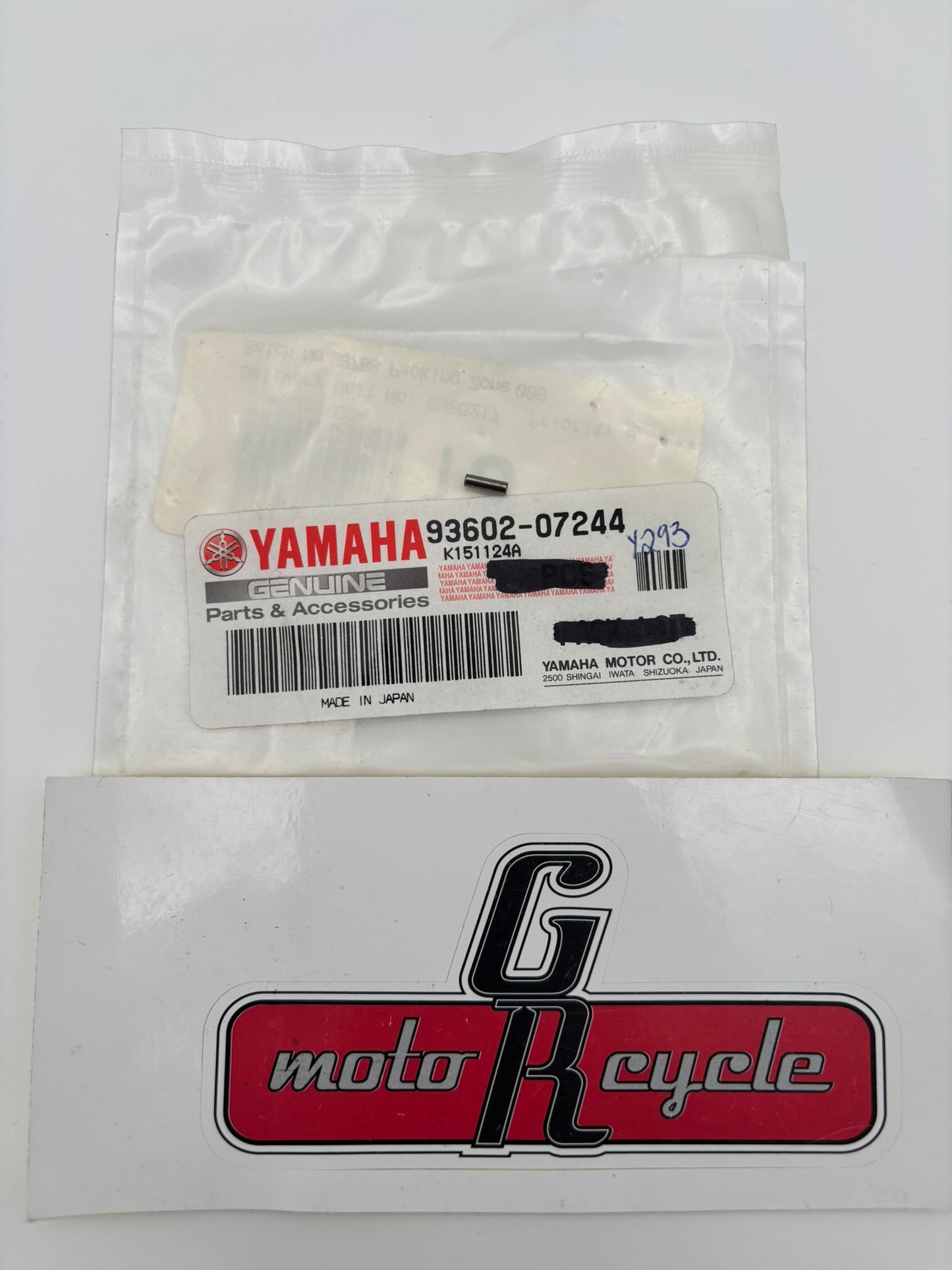 YAMAHA DOWEL PIN 93602-07244-00 Y224