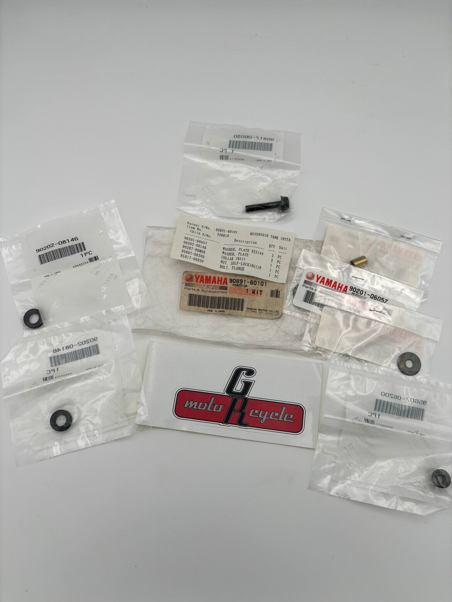 YAMAHA RESERVOIR TANK INSTALLATION KIT 90891-60101-00 Y225