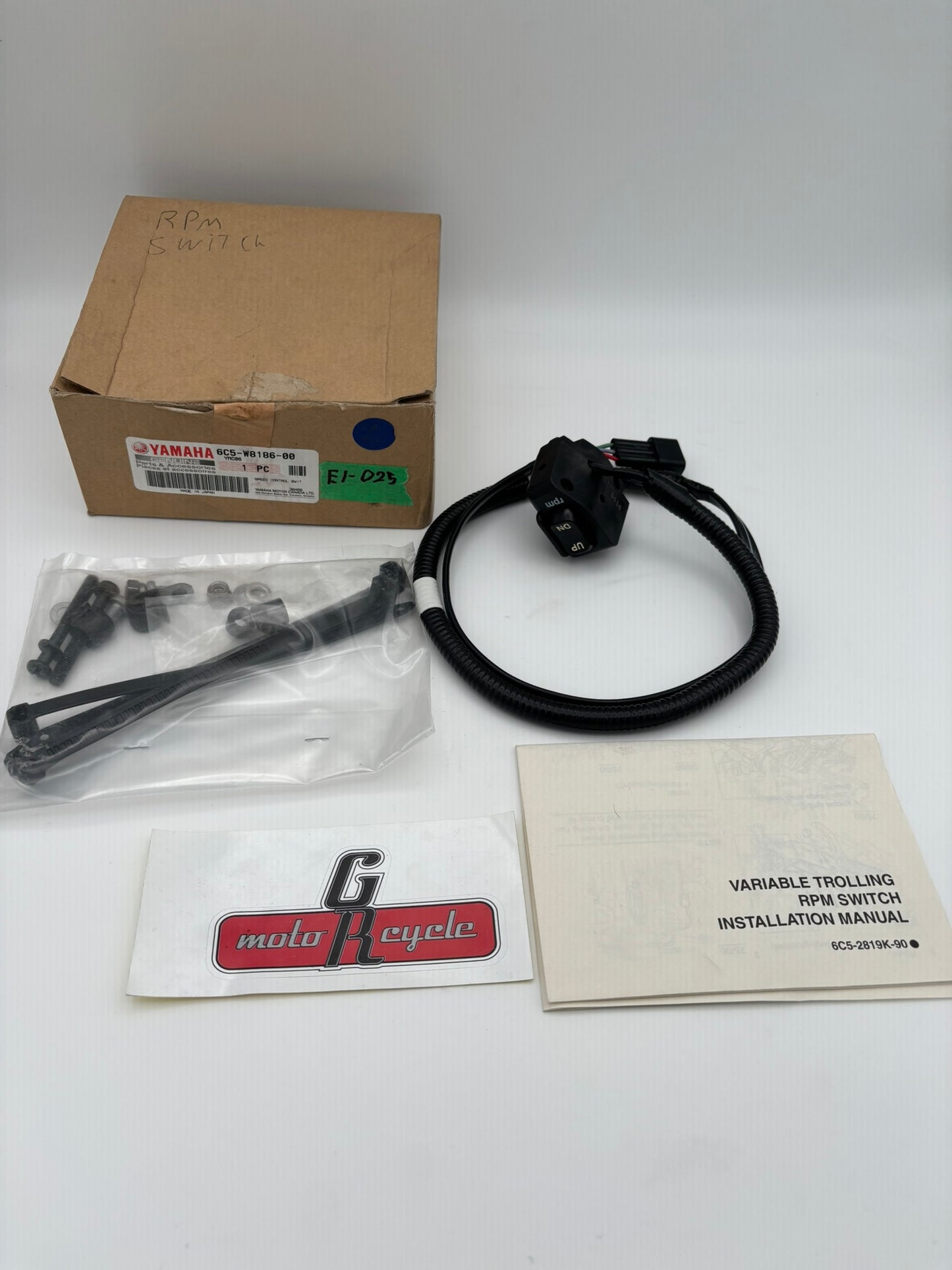 YAMAHA SPEED CONTROL SWITCH 6C5-W8186-00-00 Y227