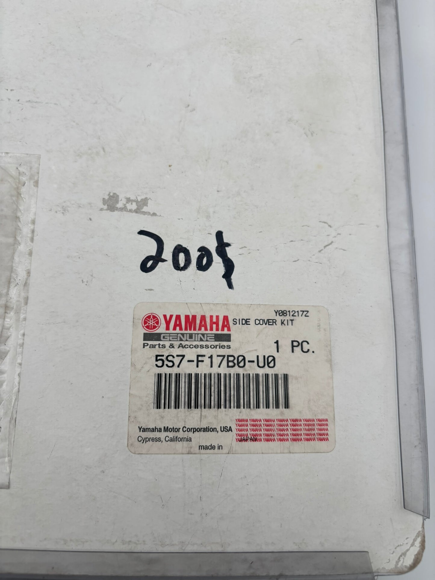 YAMAHA SIDE COVER KIT 5S7-F17B0-U0-00 Y232