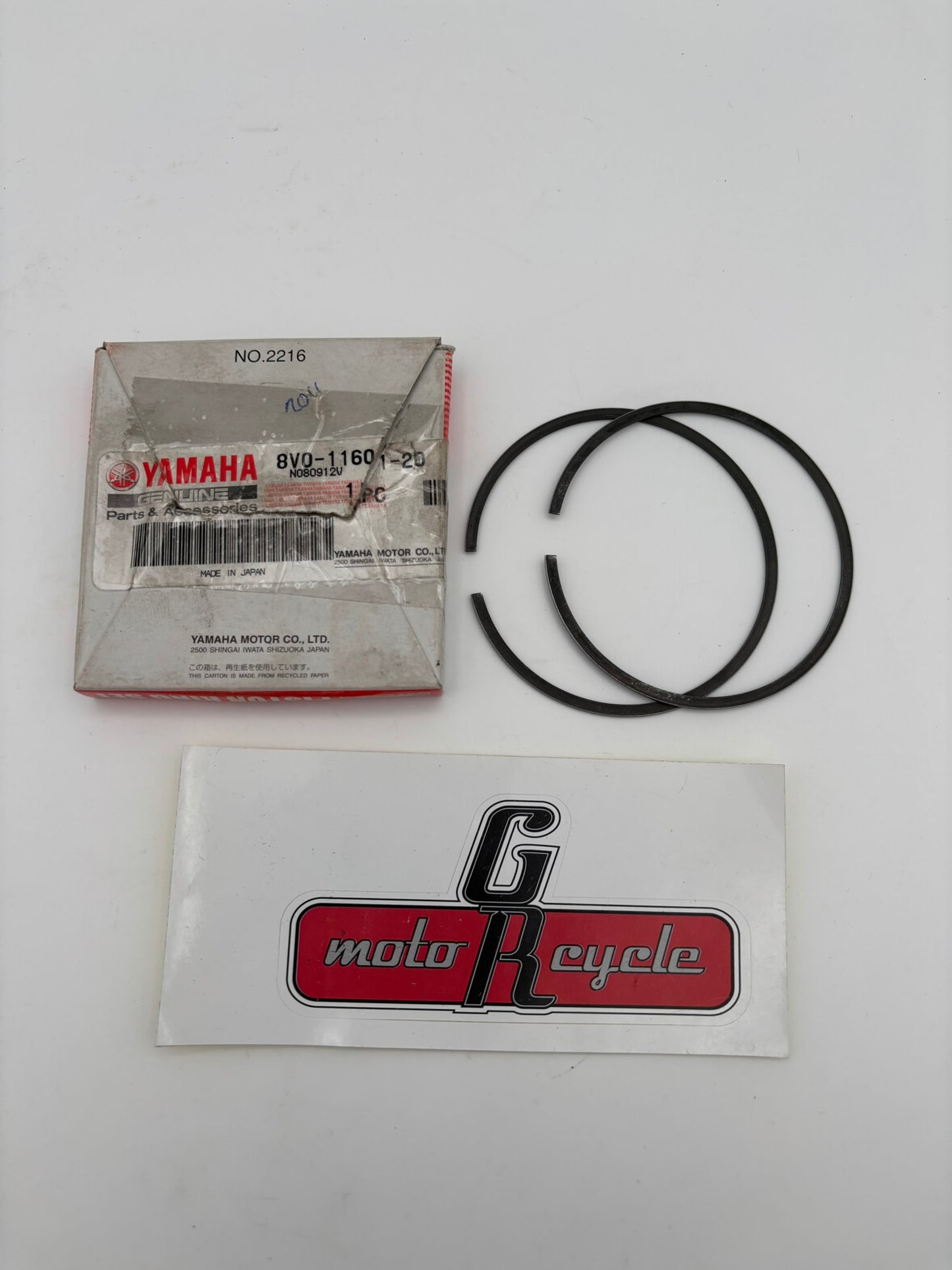 YAMAHA PISTON RING SET 2ND O/S 8V0-11601-20-00 Y246