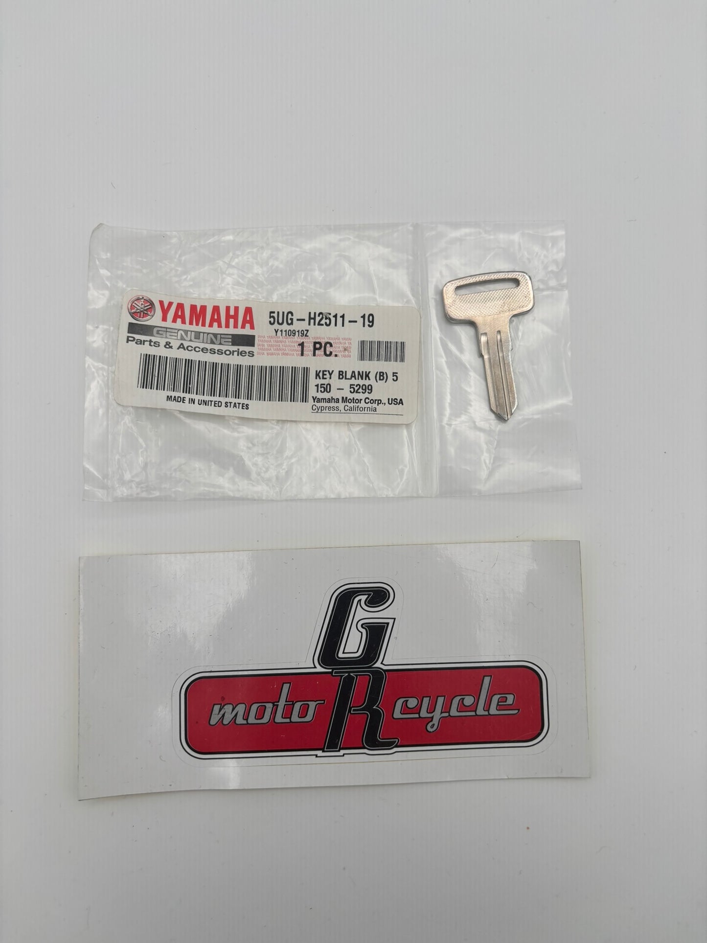 YAMAHA MAIN SWITCH KEY 5UG-H2511-19-00 Y264