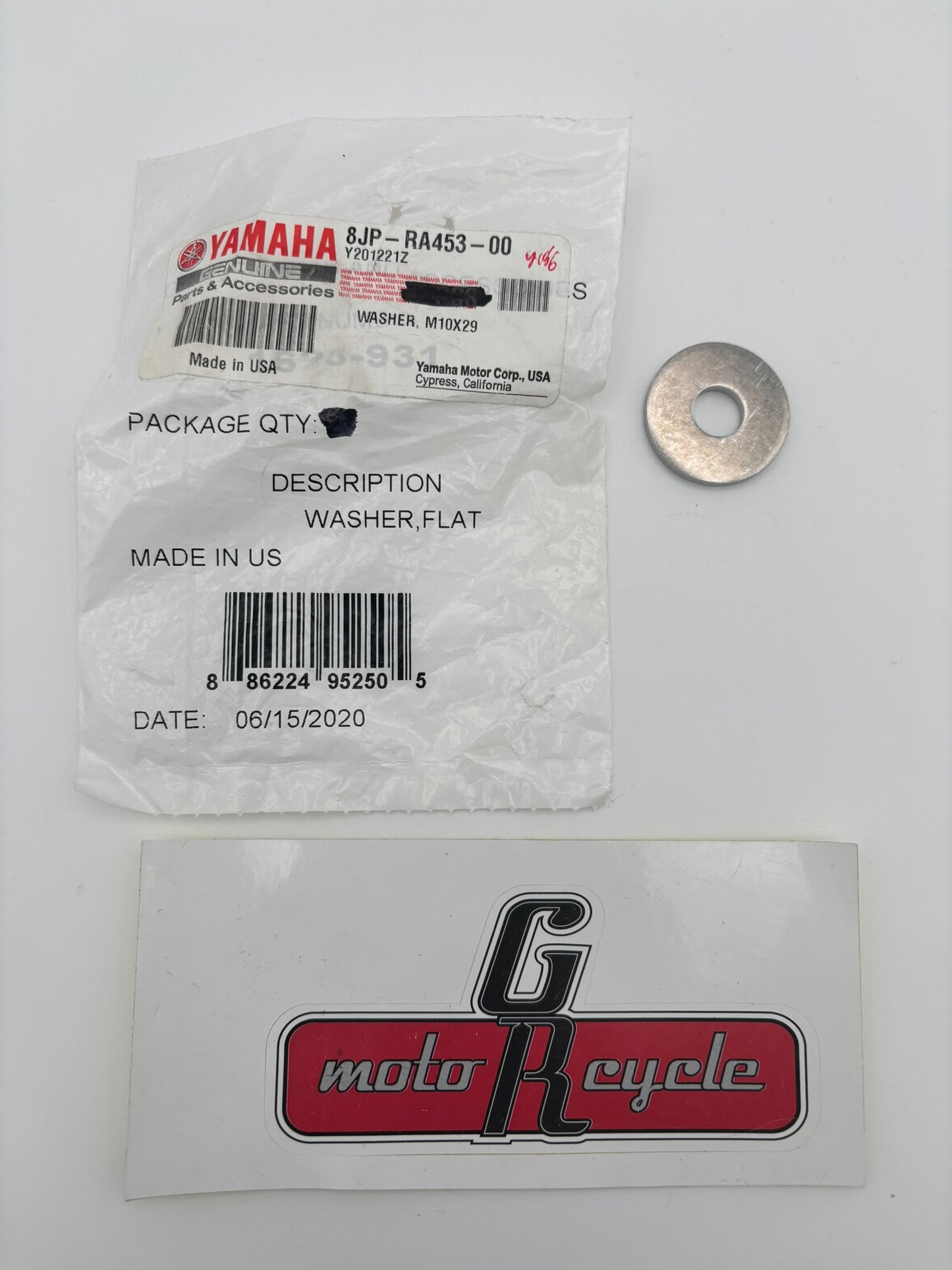 YAMAHA WASHER M10X29 8JP-RA453-00-00 Y266